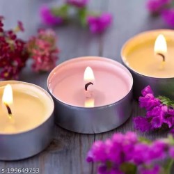 #Kakkumal Govindram Wax Tealight Candles Set | Unscented Wax Tealight Candles | Wax Tea Light Candles | Colored Unscented Wax Tealight Candles for Decoration | Home Décor | Diwali Candle Multicolor Pack of 100
