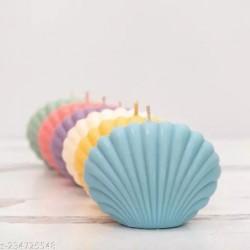 Sea Shell Candle | Scented | Handpoured | 100% Soy Wax | 140 gm | Pink | Gifting | Home Decor (Pack of 2)