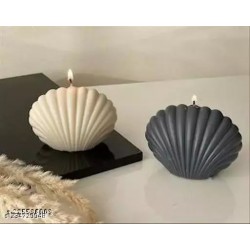 Sea Shell Candle | Scented | Handpoured | 100% Soy Wax | 140 gm | Pink | Gifting | Home Decor (Pack of 2)